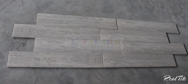 Gạch giả gỗ 15x90 nhập khẩu Trung Quốc màu xám trắng mờ RGM159266
