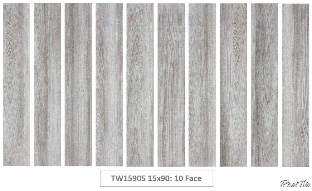 Gạch giả gỗ walnut 15x90 granite cao cấp TW15905 nhập khẩu Trung Quốc