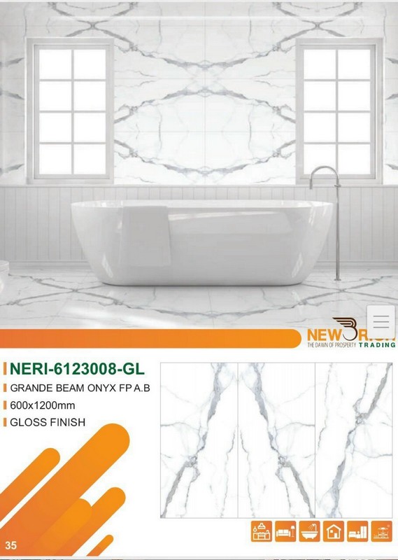 Gạch NERI-6123008-GL Grande Beam Onyx 60x120 Ấn Độ