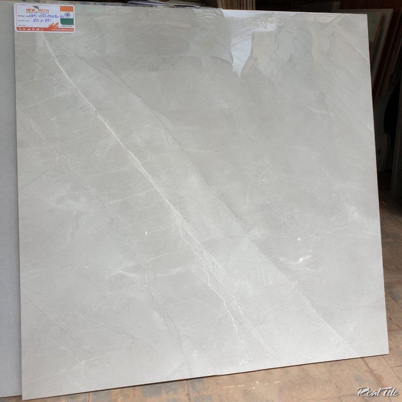 Gạch NERI-8830002-GL Armani Light Grey Ấn Độ giả đá tia chớp 80x80