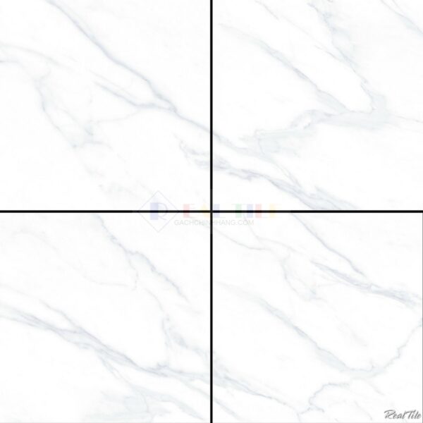 Gạch marble trắng 1mx1m khổ lớn nhập khẩu Trung Quốc lát nền RPL1065