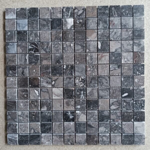 Đá mosaic tự nhiên ốp tường bếp trang trí màu đen RHD2319