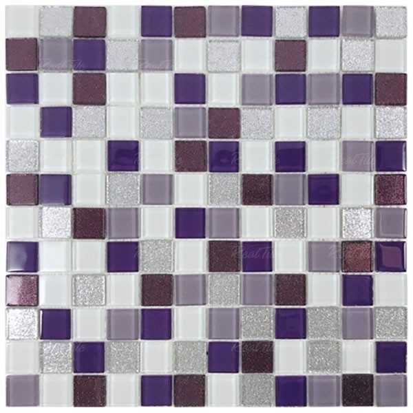 Gạch mosaic thủy tinh ốp nhà tắm cao cấp kim tuyến BLH1870