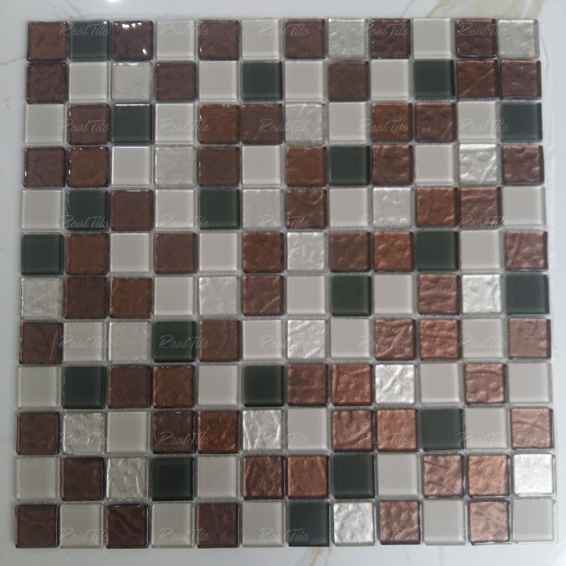 Gạch mosaic thủy tinh ốp phòng tắm trang trí cao cấp BLGSHI173