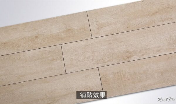 Gạch giả gỗ 15x90 nhập khẩu QD9153510 sồi cổ cao cấp kem (beige)