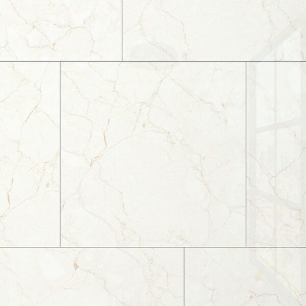 Gạch lát nền Đồng Tâm 60x60 6060VAMCODONG005-FP giả đá marble màu kem