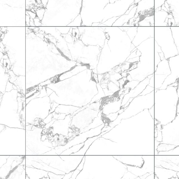 Gạch Đồng Tâm 80x80 8080DONGVAN010-FP-H+ giả đá marble trắng bóng kiếng lát nền